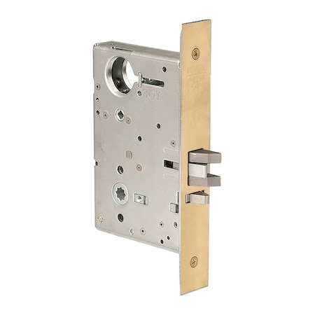 Corbin Russwin Storeroom or Closet Mortise Lockbody Only, Satin Brass ML2057 KK 606